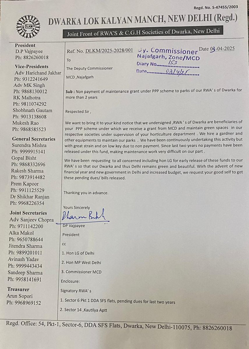 Dwarka Lok Kalyan Manch ( DLKM) tweet media