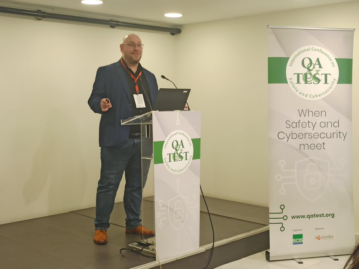 The final track of the day was a success, with Patrik Moberg, Dan Horovitz, and Robert Oates offering valuable practical insights on Industrial Safety &amp; Cybersecurity.

Don't miss what's coming tomorrow!

#qatest #speakers #softwaretesting #cybersecurity #conference #Madrid
