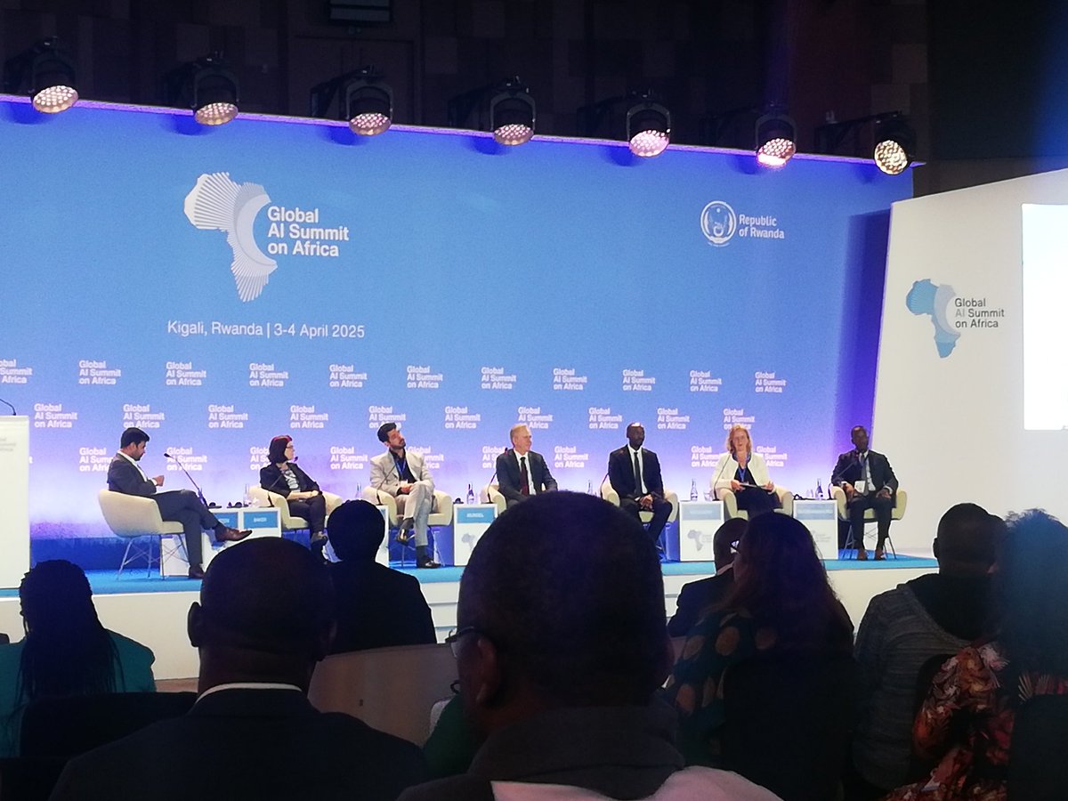 Delighted to attend the Global AI Summit on Africa #GAISAfrica2025. Now listening to a forward-looking panel discussion on "Innovating for a Healthier Future" <a href="/Uni_Rwanda/">University of Rwanda</a> <a href="/urcst/">UR-CST</a>