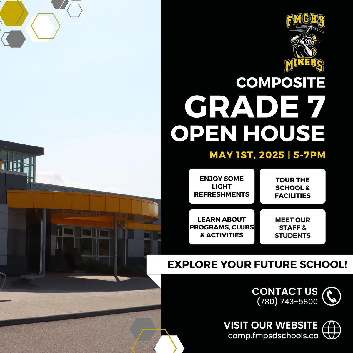 Grade 7 Open House May 1st! <a href="/FMPSD/">Fort McMurray Public School Division</a> <a href="/RMWoodBuffalo/">rmwoodbuffalo</a>