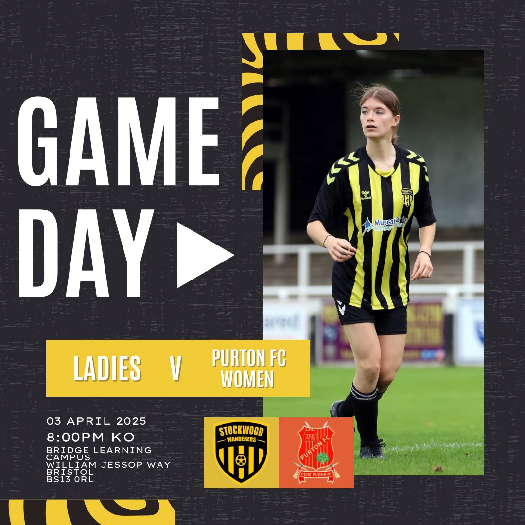 ⚫️GAME DAY🟡

We are underway this evening as we welcome Purton FC Women to Bridge Learning Campus tonight!

Come on down! #UTW