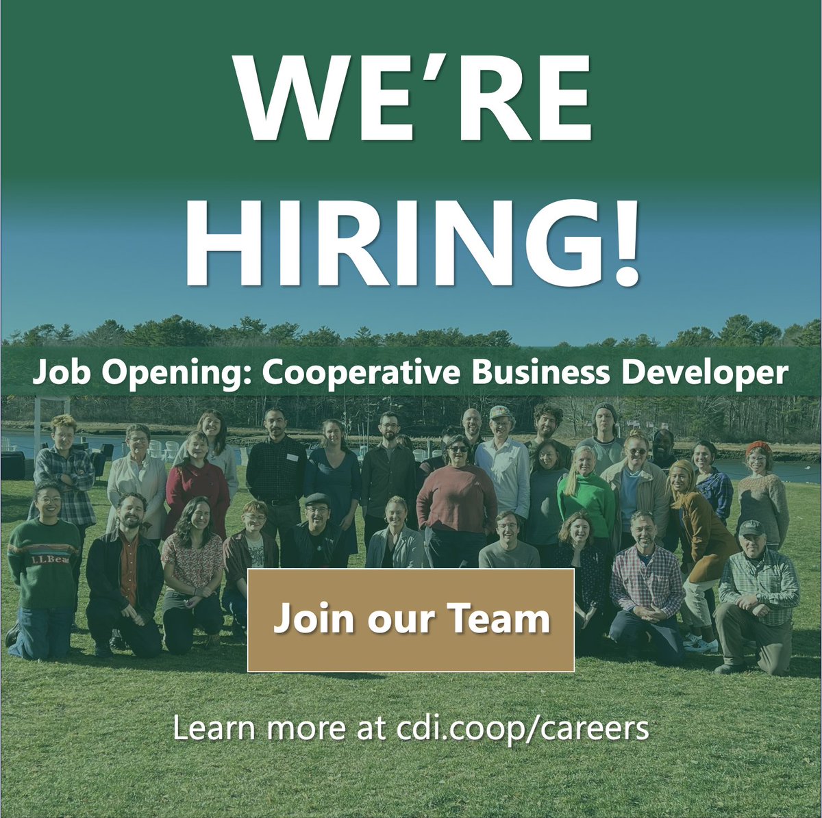 This is your moment to make an impact. We’re seeking an experienced cooperative business developer. Join our knowledgeable team of professionals who are passionate about making a difference in our communities. Click here to apply: cdi.coop/careers/job-op…
