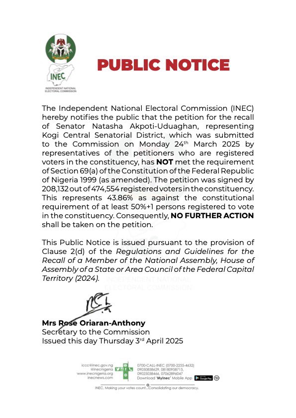 Chidi Odinkalu, CGoF (@chidiodinkalu) on Twitter photo A lot of ppl will focus on the overall outcome but the details may have more significant long-run effects. <a href="/inecnigeria/">INEC Nigeria</a> claims they verified 208,132 signatures/thumbprints. They know they lie. They have lied again. A lot of ppl will focus on the overall outcome but the details may have more significant long-run effects. <a href="/inecnigeria/">INEC Nigeria</a> claims they verified 208,132 signatures/thumbprints. They know they lie. They have lied again.