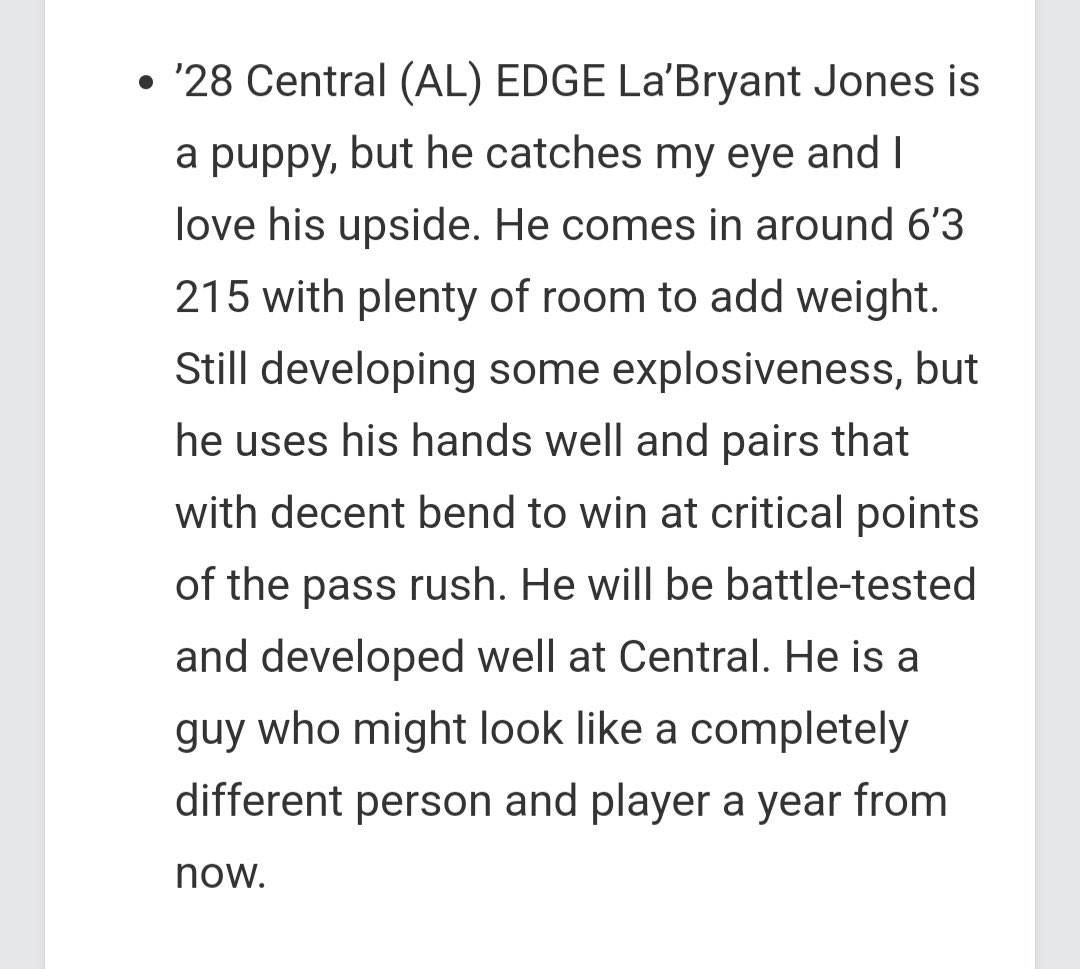 La’Bryant jones (@labryantjones88) on Twitter photo Thank you @CjacksonPRZ
@recruitdevils
@al7afootball
@halltechsports1
@scoutfball
@tdarecruiting
<a href="/TristanLyles1/">Tristan Lyles</a>
@tufacene99@yahoo.com
<a href="/PrepRedzoneAL/">Prep Redzone Alabama</a> Thank you @CjacksonPRZ
@recruitdevils
@al7afootball
@halltechsports1
@scoutfball
@tdarecruiting
<a href="/TristanLyles1/">Tristan Lyles</a>
@tufacene99@yahoo.com
<a href="/PrepRedzoneAL/">Prep Redzone Alabama</a>