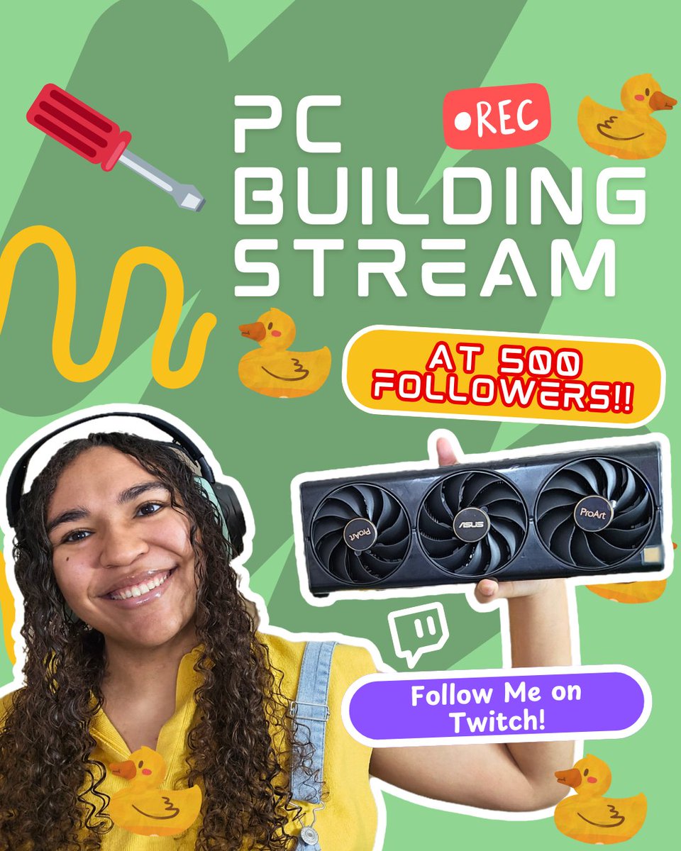 PixxelByteTTV's tweet photo. F it, PC building stream at 500 followers! 58 followers to go 💚 #twitch https://t.co/aCviM64Je5