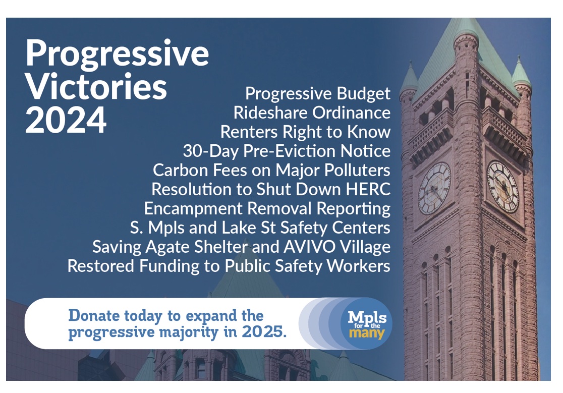 realBeckaT's tweet photo. My friend got me a 'reality translator' for Christmas and when we ran this message of 'Minneapolis for the Many' through, here is what came out:

"Progressive Budget" – A masterpiece of performative spending with zero real-world improvements. We had more earmarks than Congress!

"Rideshare Ordinance" – A botched regulation so bad the state and governor had to step in and fix it because we nearly killed the industry for the entire state!

"Renters Right to Know" – Because knowing you’re being priced out of your home makes eviction so much easier to handle.

"30-Day Pre-Eviction Notice" – Because skyrocketing property taxes and endless regulations have made housing unaffordable, but sure—give landlords one more hoop to jump through before they still have to evict tenants. Progress!

"Carbon Fees on Major Polluters" – A feel-good tax that won’t clean the air—but will push the last remaining businesses out of the city. Because who needs jobs when you have virtue signaling?

"Resolution to Shut Down HERC" – A symbolic gesture against a facility the city doesn’t even control. Might as well pass a resolution to ban snow days!

"Encampment Removal Reporting" – More reports, more meetings, more emails—still no real solutions for homelessness. But at least there’s paperwork!

"S. Mpls and Lake St Safety Centers" – A  glorified office pretending to solve the city’s skyrocketing crime problem!

"Saving Agate Shelter and AVIVO Village" – Agate Shelter closed anyway, but don’t let reality get in the way of a good self-congratulatory bullet point!

"Restored Funding to Public Safety Workers" – Revisiting their own disastrous defunding policies by shifting money to friends and acting like they just saved Christmas! Classic.

If failure is the plan, they’re executing it perfectly. If you want something better, 
https://t.co/d9BBb4kToM