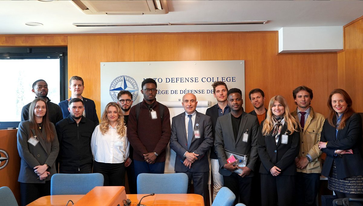 Today, the College welcomed a delegation of 11 Master’s students in Global Diplomacy from <a href="/UnivCathoOuest/">UCO</a> 🇫🇷 The students joined a lecture on “Technology as a Driver for Change” &amp; heard a comprehensive briefing on the NDC's organization and on its activities in support of <a href="/NATO/">NATO</a>🤝