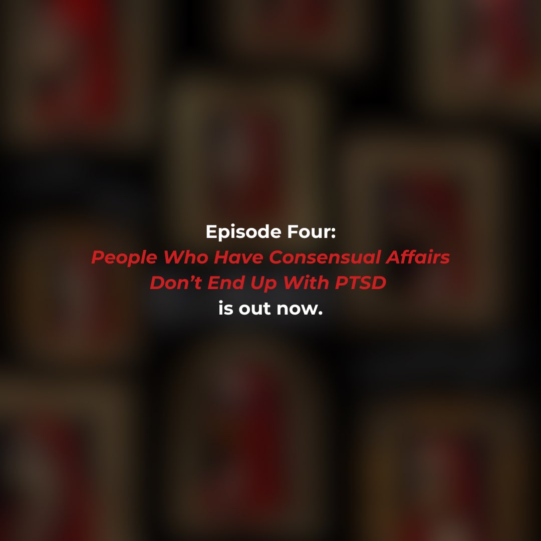 According to research by David Pooler, who we interview in today’s episode:

🥀Only 7% of survivors said their church had a policy in place to support them.

People Who Have Consensual Affairs Don’t End Up with PTSD is out now.

linktr.ee/alltheburiedwo…