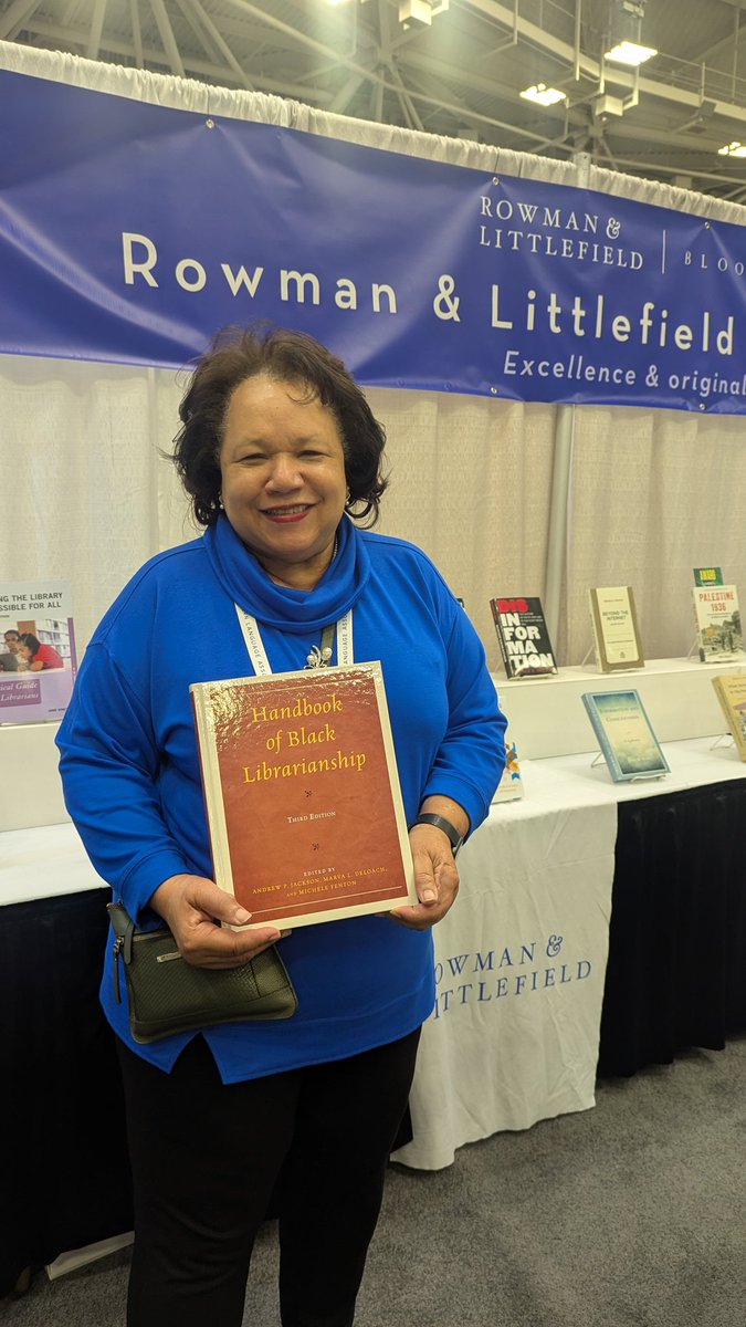 We're at #ACRL2025. Come see us at booth #615! We were excited to meet Wanda, president of <a href="/BC_ALA/">Black Caucus ALA Inc</a>.