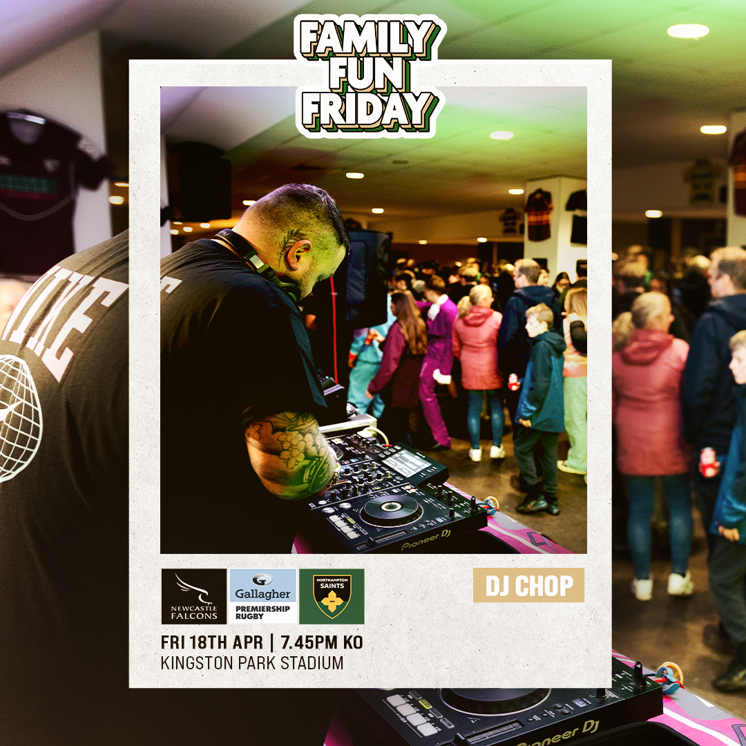 NCL_RedBulls's tweet photo. 🐣 Junior Falcons Funzone &amp; treasure hunt.
🎧 @dj_chop is BACK!
🎨 FREE face painting.
🏉 Crossbar challenge.
🔫 Merch cannon.

Plenty going on at KP for our #FamilyFunFriday against the Saints 😇.

#TrueNorth