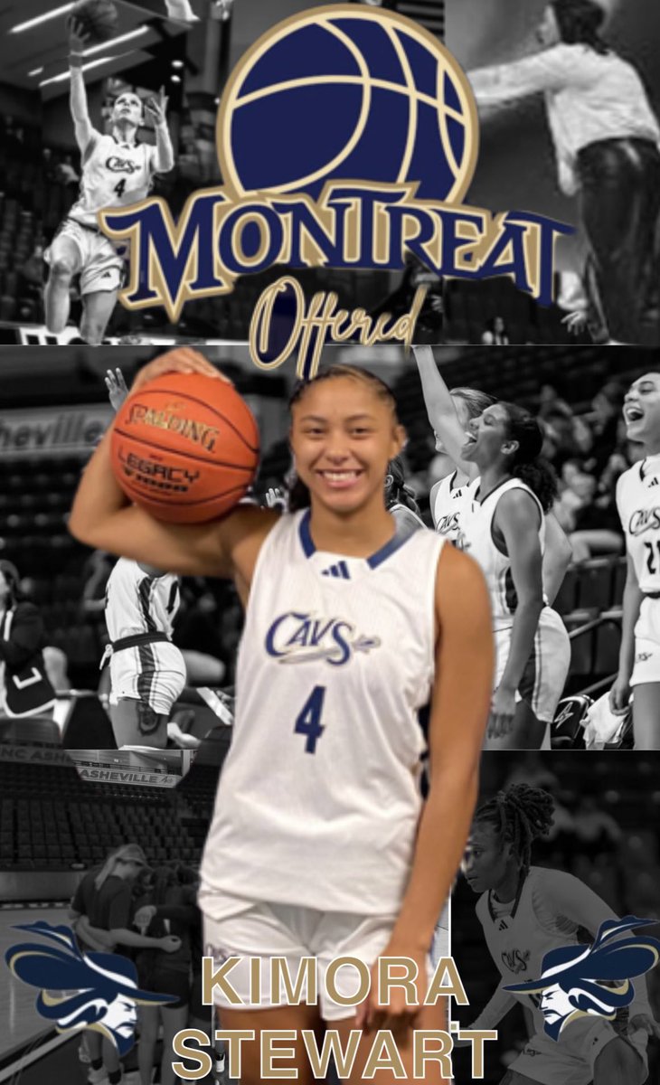kimora stewart (@kimora38908) on Twitter photo After an amazing conversation with <a href="/CoachJamieMoore/">Coach Jamie Moore</a> , I am blessed to receive an offer from Montreat College! Thank you, <a href="/MontreatWBB/">Montreat Women's Basketball</a> , for believing in me.
#GoCavs After an amazing conversation with <a href="/CoachJamieMoore/">Coach Jamie Moore</a> , I am blessed to receive an offer from Montreat College! Thank you, <a href="/MontreatWBB/">Montreat Women's Basketball</a> , for believing in me.
#GoCavs