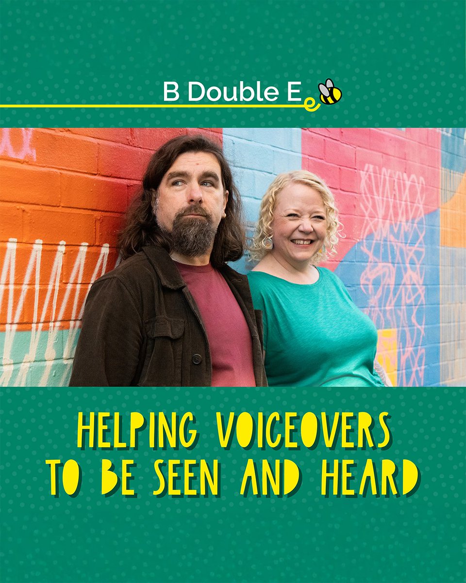 Helping voiceovers to be seen and heard!

Award-winning duo B Double E – audio producer Rob Bee &amp; brand &amp; web expert Helen Bee – help voiceovers sound great, stand out, and build careers they love. From studio setup to marketing, they’ve got you covered!

Find them at OVC25 -