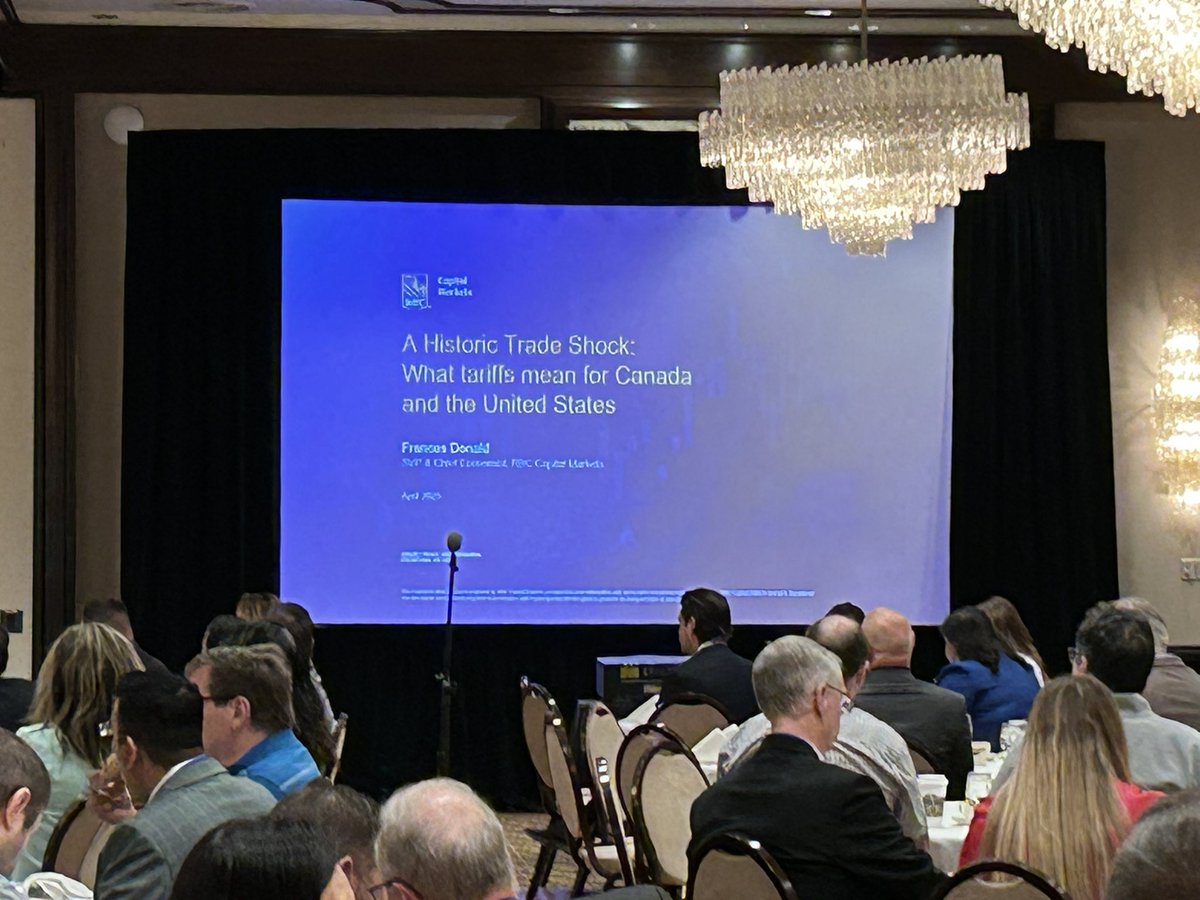 Bulavinaka's tweet image. Listening to Canadian-born economist and recognized as one of Canada’s Most Powerful Women Top 100 is refreshing sharing her thoughts on the economic climate and the impact of the Tariffs between the USA, the world and Canada. @RBC @ChateauLacombe #rbc #economy