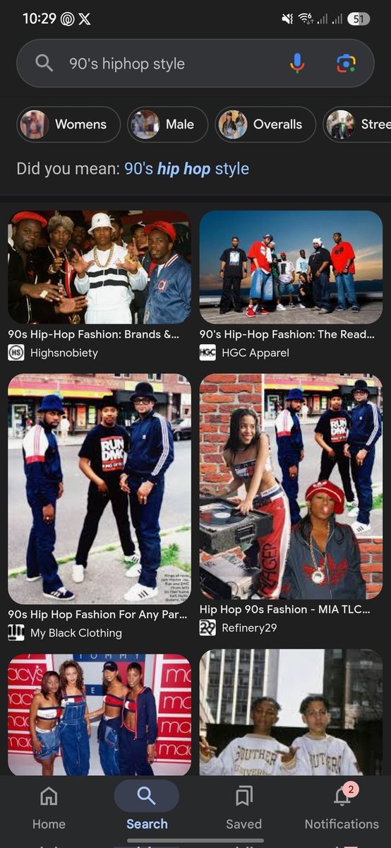 OnceZoldyck's tweet photo. @_novascape But if i search for 90's hip hop style or even hip hop style the same thing show up? I mean that's how swag and hiphop style is no? Who brings this race topic there? Like if they dress up and dance and have fun like my country's style, i won't have any problem tho. https://t.co/792XzlzajT