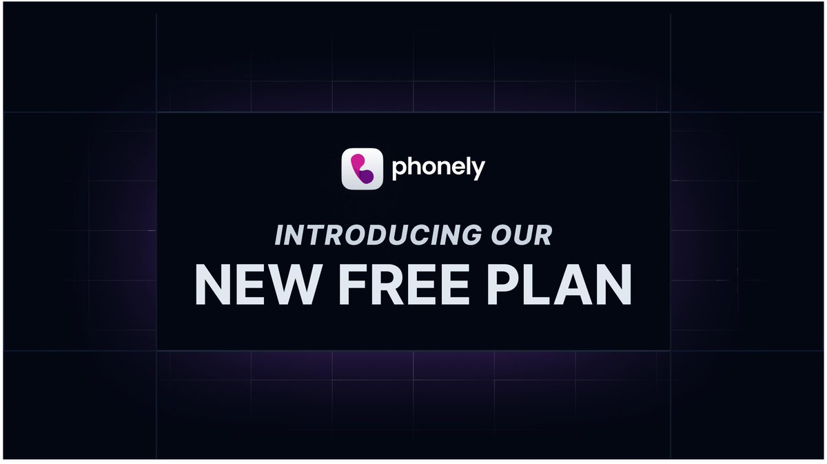 Get Phonely for 𝗙𝗥𝗘𝗘!🔓 Get 100 free mins/month, a free phone #, integrations, templates, website import &amp; more! Automate your calls &amp; connect with customers with ease &amp; efficiency. Why? We want everyone to use the power of voice AI!

Try it here! app.phonely.ai