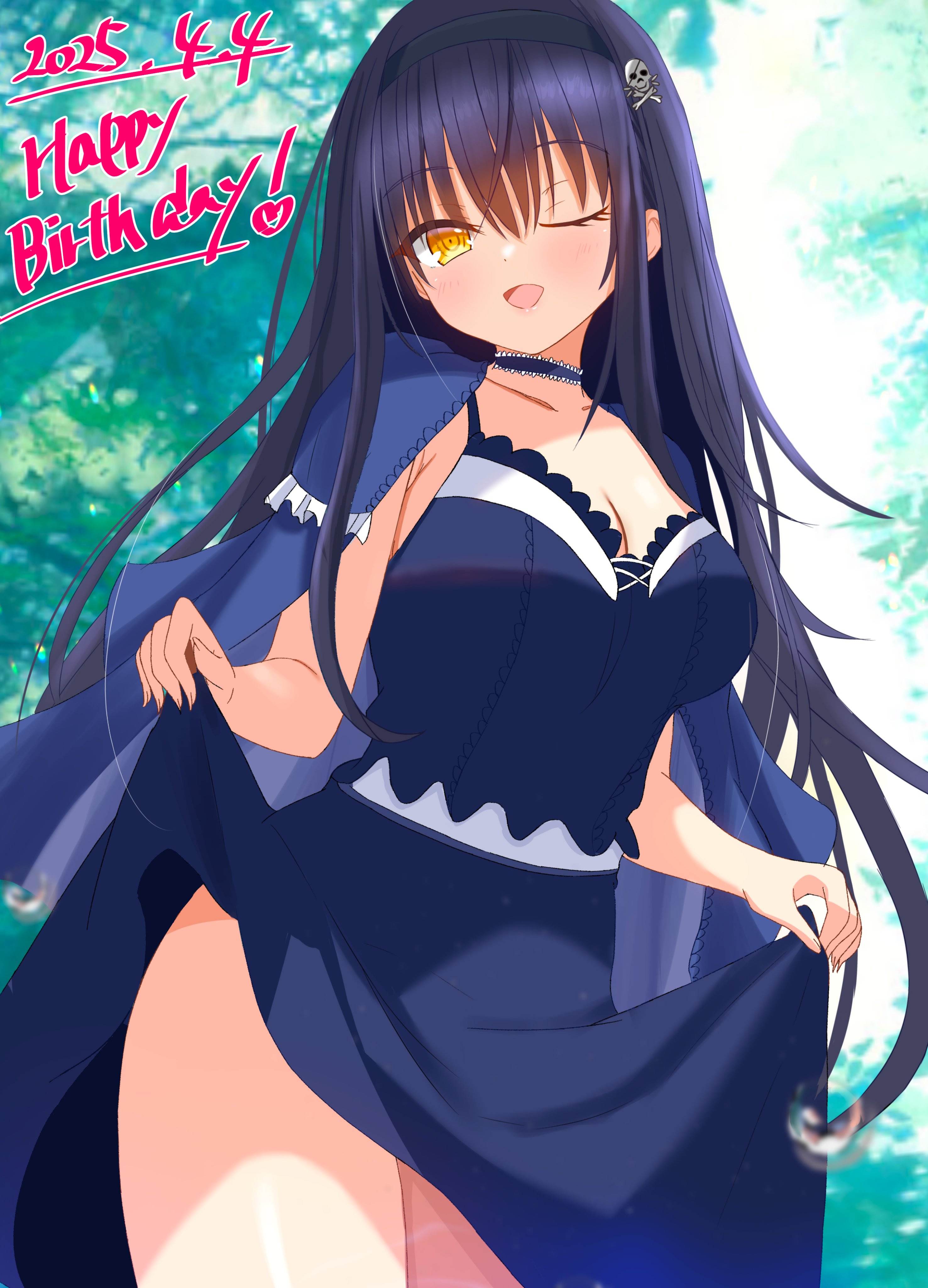 schoolgirl, thighs / ありがとうございます、お優しいルナ様
