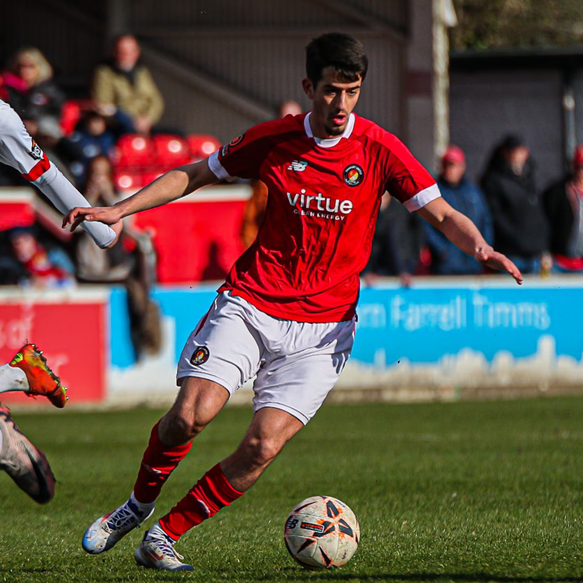 Following an injury during last night's match against Welling United, Franklin Domi was taken to hospital where he spent the night and underwent surgery to repair a fracture in his leg. Everyone at the club sends our best wishes to our No.16 for a full and speedy recovery.