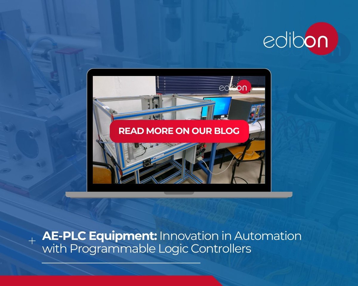 Edibon_Intl's tweet image. At EDIBON, we offer a range of AE-PLC training equipment, designed to provide hands-on learning and a deep understanding of PLC automation. Want to know more about their features and applications?https://blo g.edibon.com/en/ae-plc-equi… 

#Mechatronics #Automation #PLCAutomation
