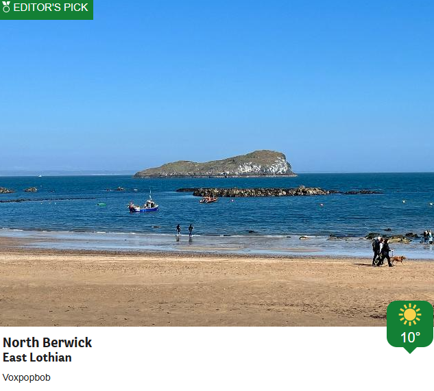 BBCScotWeather's tweet photo. The entire country has seen blue skies today. All down to high pressure. Thank you #weatherwatchers for your glorious pictures. JR https://t.co/K6TBiAqAK8