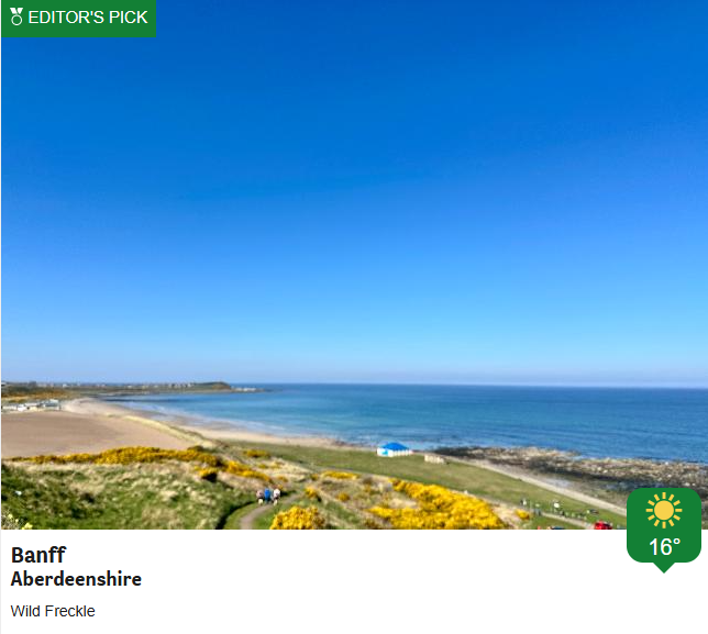 BBCScotWeather's tweet photo. The entire country has seen blue skies today. All down to high pressure. Thank you #weatherwatchers for your glorious pictures. JR https://t.co/K6TBiAqAK8