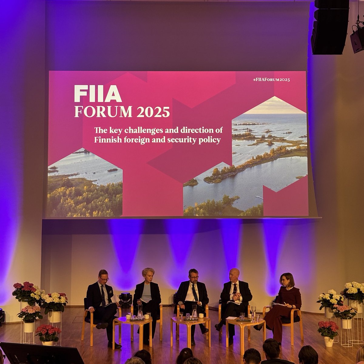 FIIA (@fiia_fi) on Twitter photo The second #FIIAForum2025 panel focused on the prospects for European and Northern European security.
<a href="/KristiRaik/">Kristi Raik</a>, <a href="/HiskiHaukkala/">Hiski Haukkala</a>, Mike Winnerstig, <a href="/sinikukka/">Sinikukka Saari</a> & <a href="/Linnainmaki/">Joel Linnainmäki</a> addressed the way forward amidst great power competition and Trump’s presidency. The second #FIIAForum2025 panel focused on the prospects for European and Northern European security.
<a href="/KristiRaik/">Kristi Raik</a>, <a href="/HiskiHaukkala/">Hiski Haukkala</a>, Mike Winnerstig, <a href="/sinikukka/">Sinikukka Saari</a> & <a href="/Linnainmaki/">Joel Linnainmäki</a> addressed the way forward amidst great power competition and Trump’s presidency.