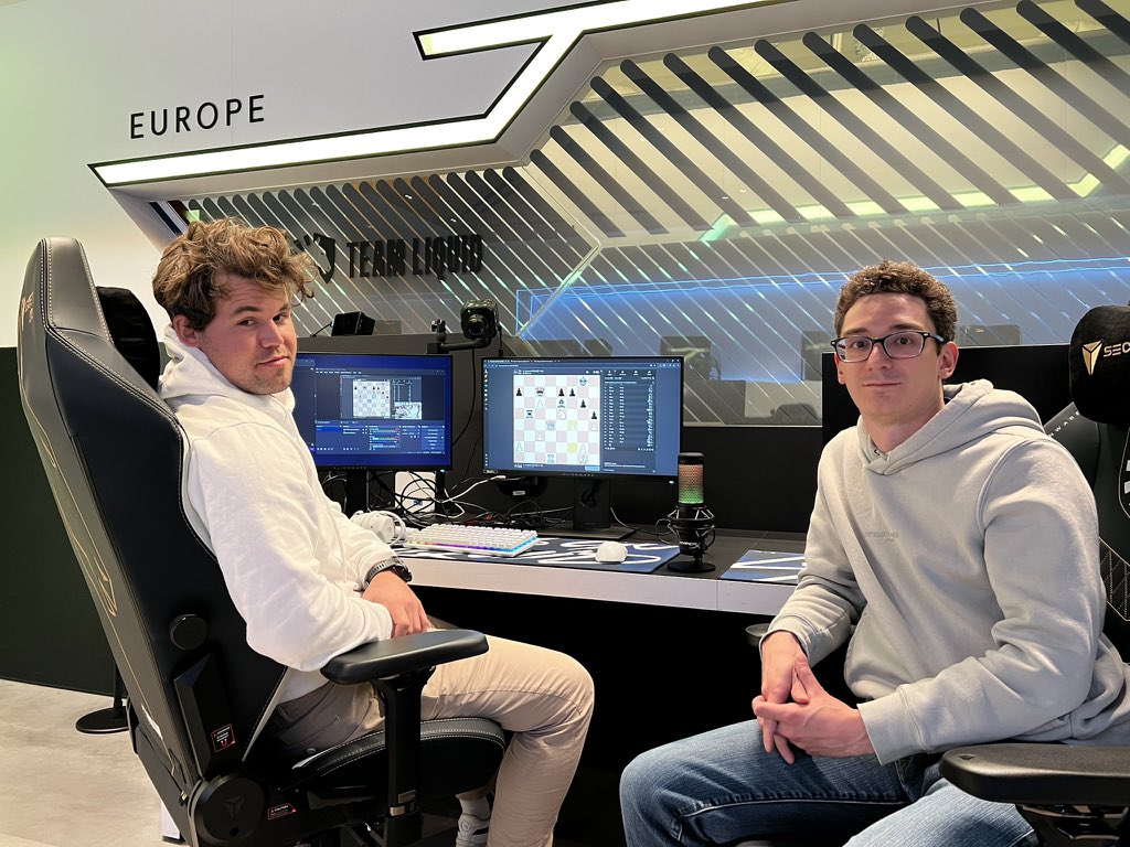 ULTI Agency (@ultiagency) on Twitter photo Great day at the Liquid Alienware training facility in Utrecht together with <a href="/MagnusCarlsen/">Magnus Carlsen</a> and <a href="/FabianoCaruana/">Fabiano Caruana</a> ♟️🐐 Great day at the Liquid Alienware training facility in Utrecht together with <a href="/MagnusCarlsen/">Magnus Carlsen</a> and <a href="/FabianoCaruana/">Fabiano Caruana</a> ♟️🐐