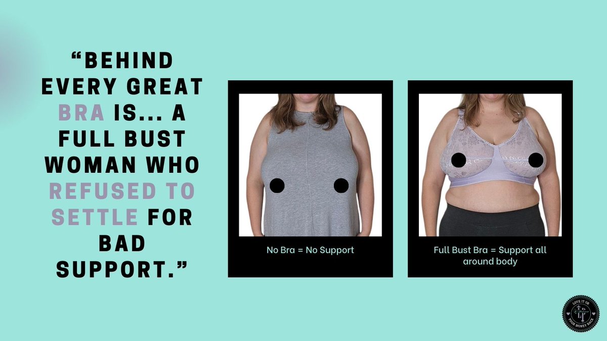 fullbustplus's tweet photo. "Behind every great bra is . . . a full-bust woman who refused to settle for bad support." https://t.co/gqs5TOliJl