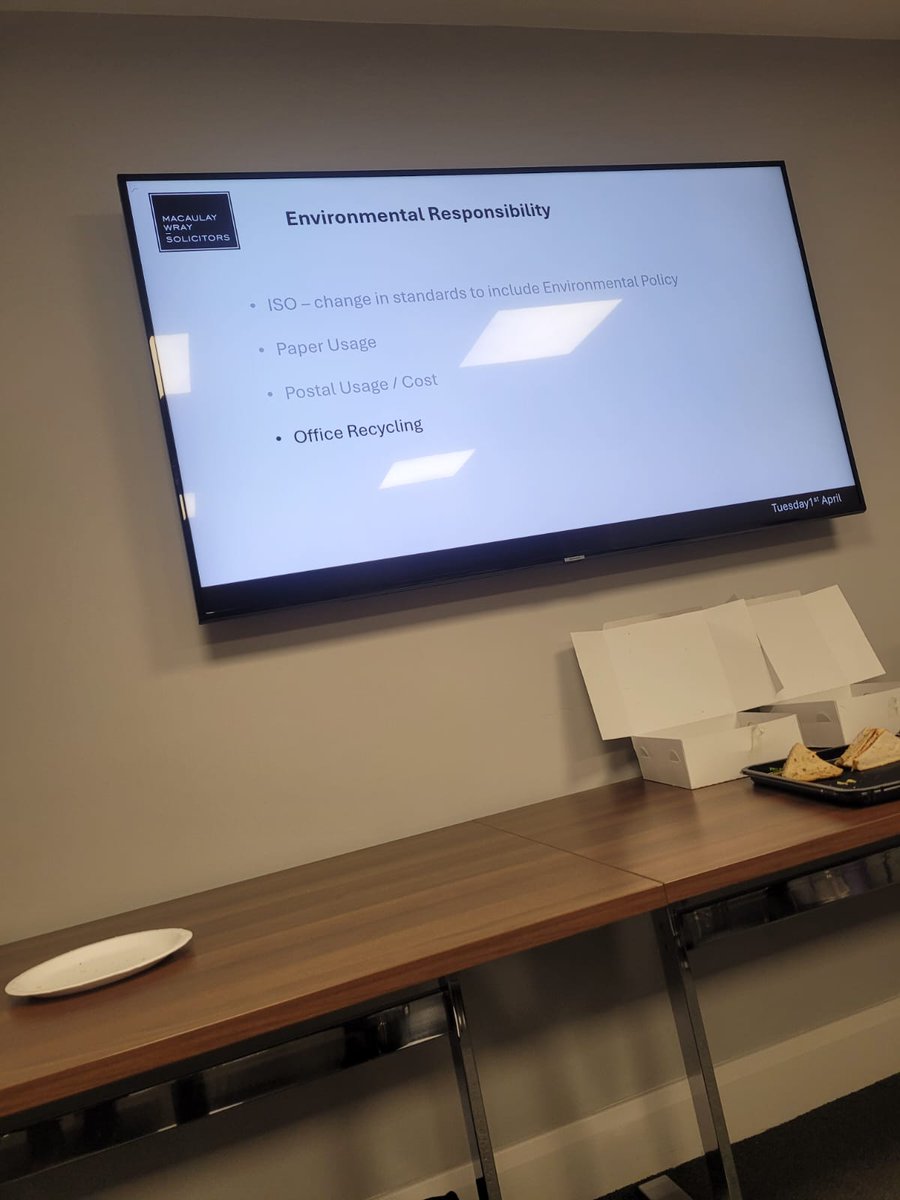 This week, our Practice Manager, Sean McKay, led an insightful team discussion on Environmental Responsibility, encouraging us to reflect on how we can reduce waste, improve energy efficiency, and make more eco-conscious choices in our workplace.