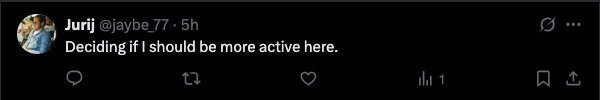 jaybe_77's tweet photo. Hilarious. 1 view in 5 hours 😂 I should probably start charging for my exclusive content!! https://t.co/TI5bUFG3OM