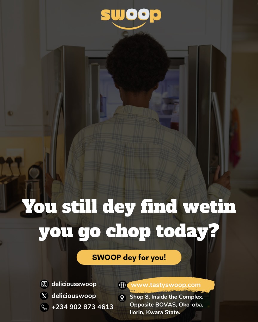 "Reviews don’t lie, right? 😉

Our customers love SWOOP meals, and you will, too!🤭 Don’t miss out—order now and get ready for a mind-blowing experience 🥣😋

We’re open daily from 9 AM to 8 PM.

📩Order by sending us a DM on social media or use our website(Check the last slide)