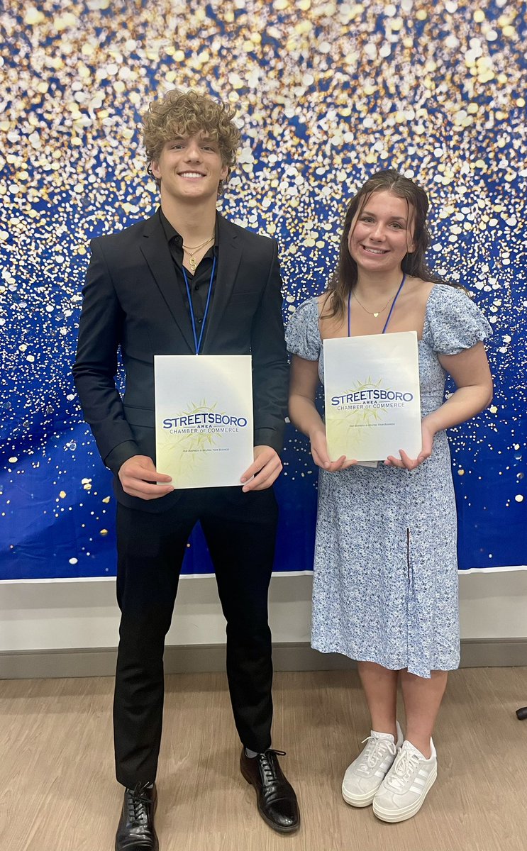 SHS-Senior Class of 2025 (@boroseniors25) on Twitter photo Congratulations to Jackson Gula & Madelyn Genovese on being the recipients of the Streetsboro Chamber of Commerce’s Richard A. Taiclet memorial scholarship! 🎉🚀 Congratulations to Jackson Gula & Madelyn Genovese on being the recipients of the Streetsboro Chamber of Commerce’s Richard A. Taiclet memorial scholarship! 🎉🚀