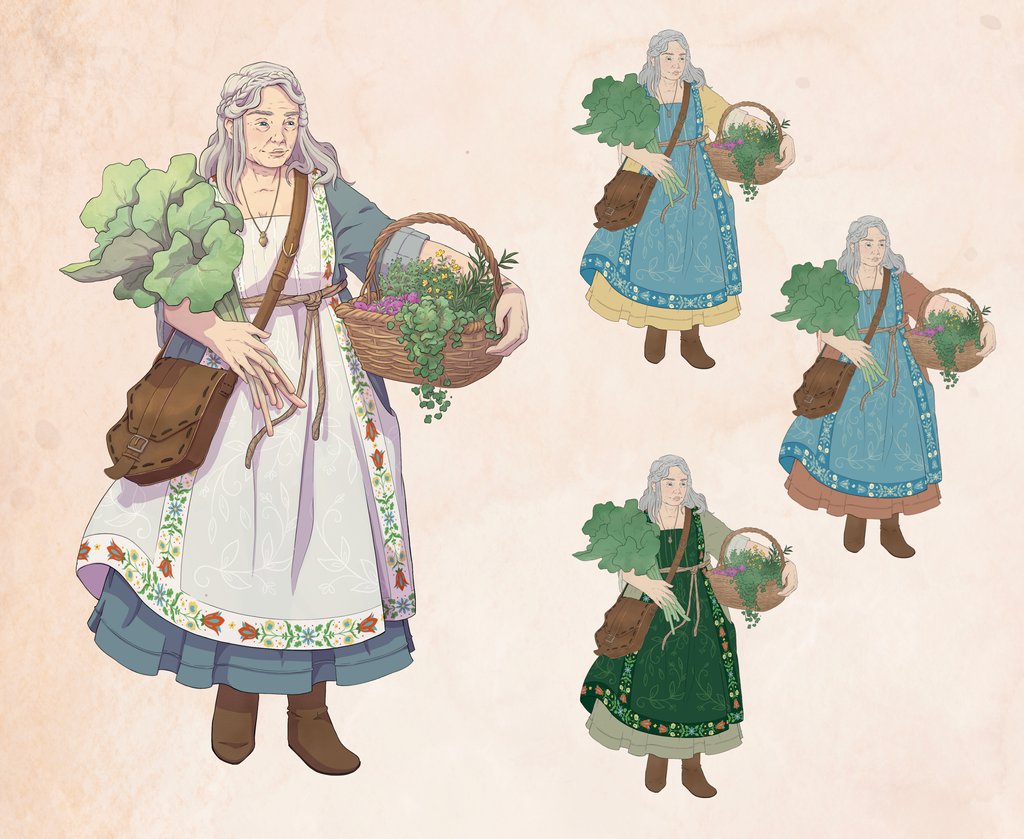 EverAfterPrint's tweet photo. Moa is our cottagecore queen! She has a beautiful garden, a little shop and she might brew magic potions that can both heal you AND smell good 🌻 You might have already met her if you have played our adventure "A Spoonful of Ghosts" 😄 https://t.co/7xx5tFTyXG