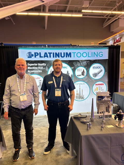 PlatinumTooling's tweet image. Have you had time to see us at #PMTS2025? If not, today is the last day to visit booth 2006 today. Preben and Luke are ready to discuss your #machinetool challenges.
#machinesolutions #industrial #PrecisionTooling