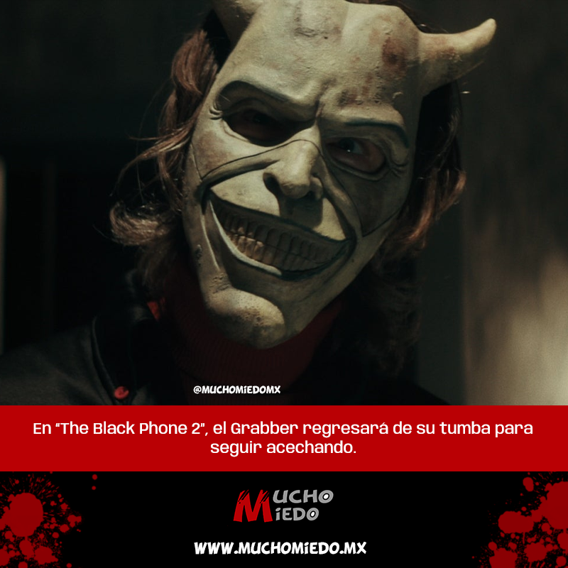 El día de ayer Universal y Blumhouse  mostraron un fragmento de #TheBlackPhone2 en CinemaCon que sugiere que el “Grabber”, interpretado por Ethan Hawke, podría regresar de la muerte para seguir acechando niños y buscar venganza como Freddy Krueger. Se estrenará el 17 de octubre.