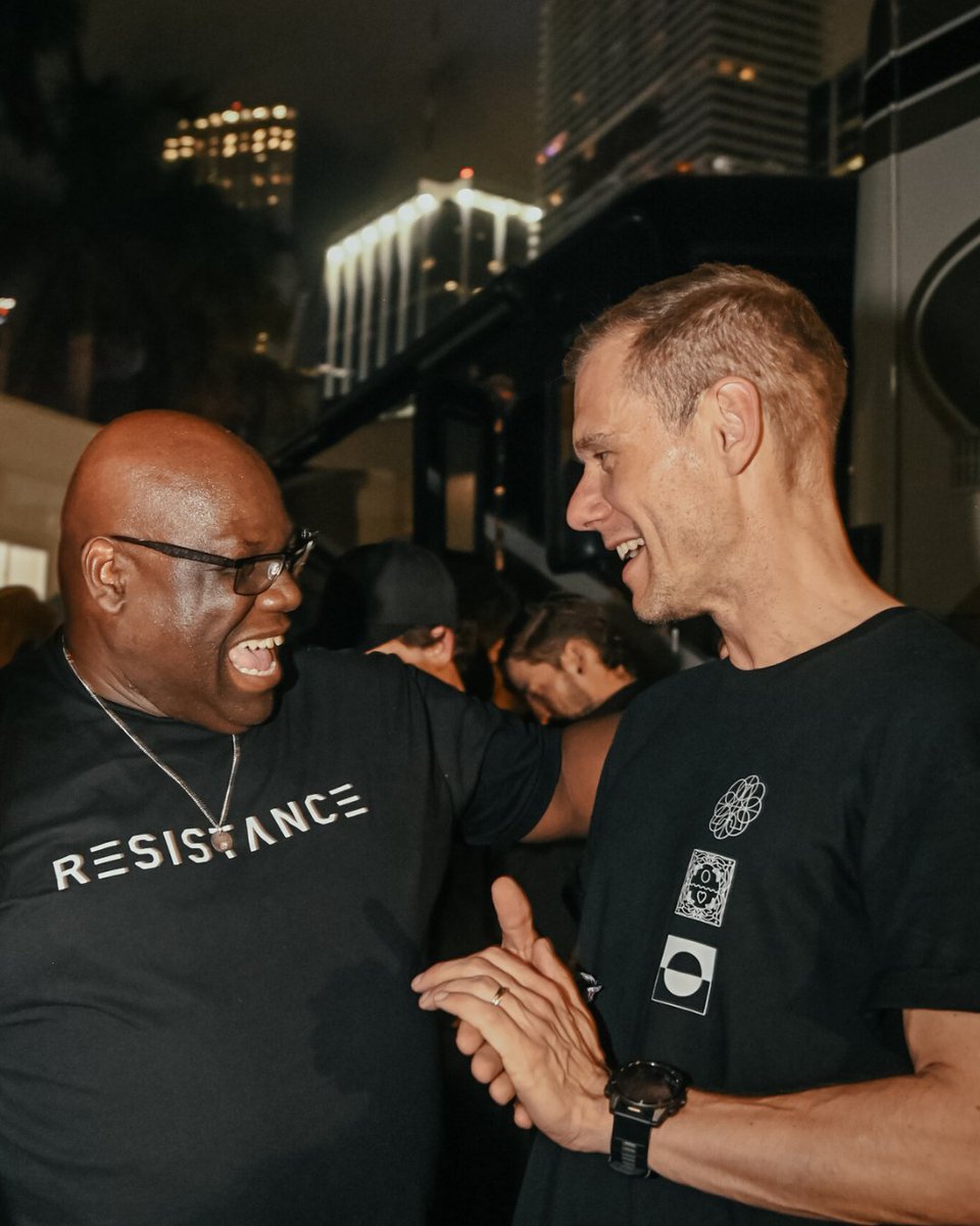 Carl Cox (@carl_cox) on Twitter photo The calm before the storm - Ultra 2025, catching up with friends, sharing laughs, and taking a moment to appreciate the incredibly talented artists and people who make it all happen 😎✌️ <a href="/ultra/">Ultra Music Festival</a> The calm before the storm - Ultra 2025, catching up with friends, sharing laughs, and taking a moment to appreciate the incredibly talented artists and people who make it all happen 😎✌️ <a href="/ultra/">Ultra Music Festival</a>