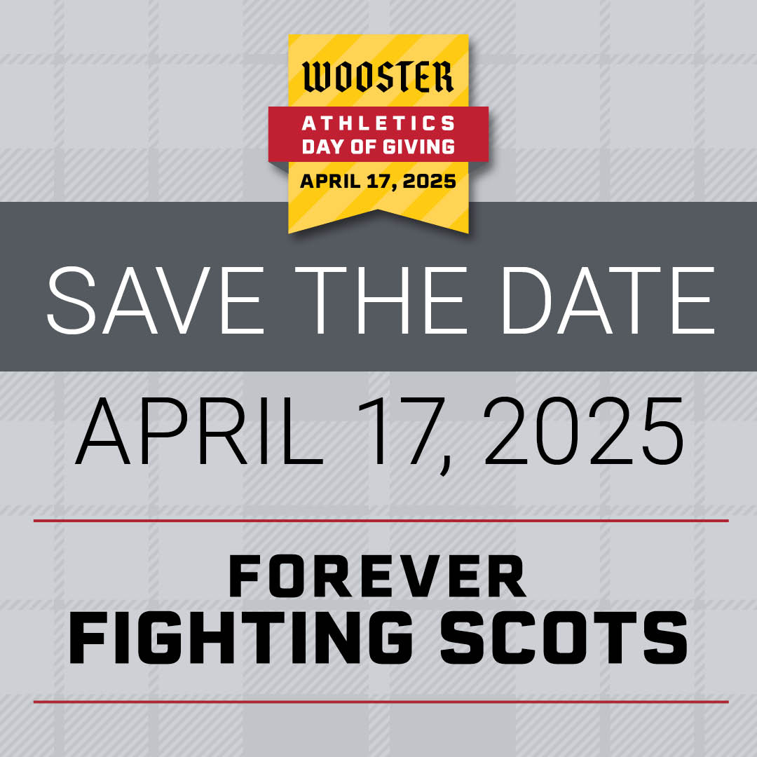 It’s almost Athletics Day of Giving! Join us to show your support for Wooster Athletics! wooster.edu/athletics-givi… #ForeverFightingScots