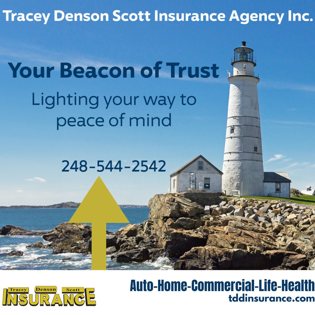 TraceyDensonINS's tweet image. At Tracey Denson Scott Insurance Agency Inc., we're here to guide you on your journey with customized coverage and exceptional service. Let us provide you with the clarity and confidence you deserve on the road ahead.  #CustomizedCoverage #theinsuranceagentwhocares

248-544-2542