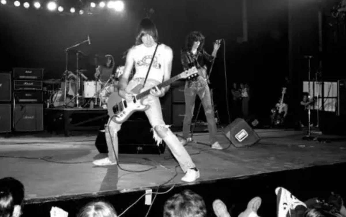 “I’d seen 500 concerts before I started a band. I’d sit there and I’d watch every little detail of everything they did. Then when it came to starting a band, at least it was all in my head of what looks good, what doesn’t.” Johnny Ramone⁣

#JohnnyRamone
#Ramones