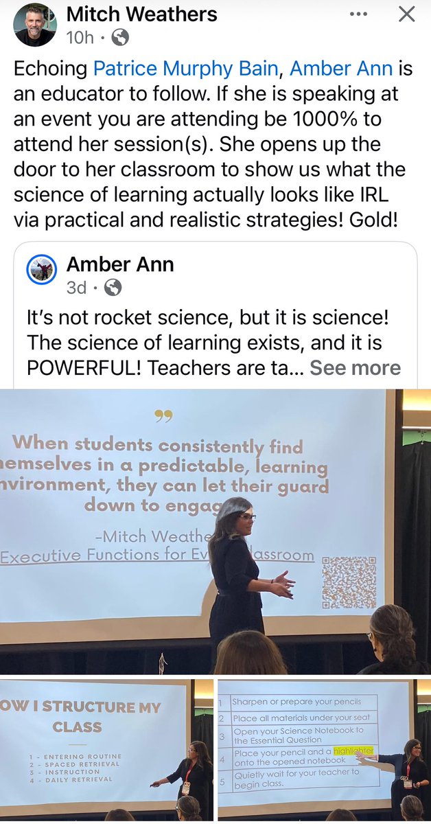 Amber Haven (@amberbhaven) on Twitter photo I just want to shout from the mountain tops- IMPLEMENTING STRATEGIES ALIGNED WITH THE SCIENCE OF LEARNING WILL MAKE YOUR CLASSROOM TEACHER LIFE BETTER AND IT WILL MAKE EVERY DAY BETTER FOR YOUR STUDENTS! Learning will happen! Understanding is inevitable! Success is attainable! I just want to shout from the mountain tops- IMPLEMENTING STRATEGIES ALIGNED WITH THE SCIENCE OF LEARNING WILL MAKE YOUR CLASSROOM TEACHER LIFE BETTER AND IT WILL MAKE EVERY DAY BETTER FOR YOUR STUDENTS! Learning will happen! Understanding is inevitable! Success is attainable!
