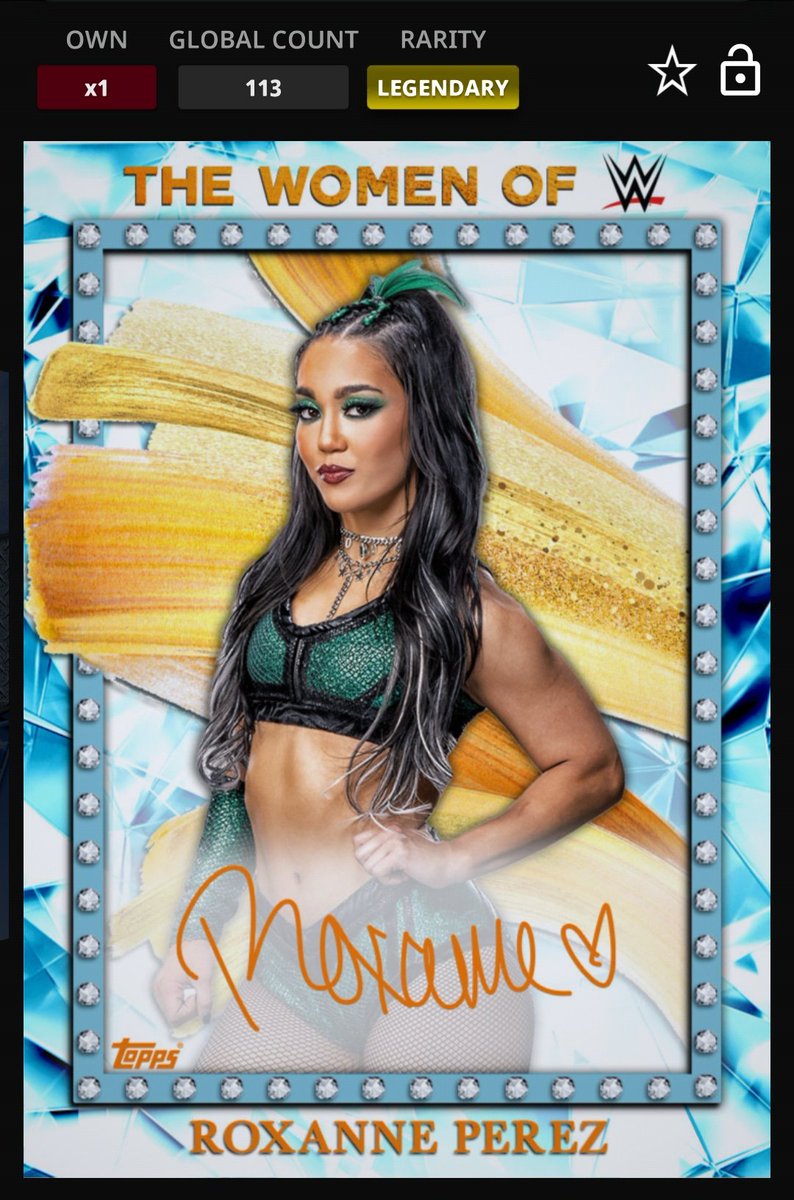 ZedekkkSlam's tweet image. Since it's almost the weekend, let's kick it off with a big giveaway.

The Prodigy, Roxanne Perez 

Legendary Women Of Wrestling - Topps Slam Digital Card

Current GC of 113.

Winner drawn in 48 hours 

All you gotta do is:
-Like
-Be Following

#slam25 #ToppsSlam #WWESlam