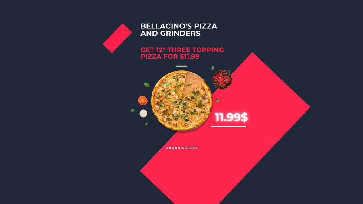 heycouponspizza's tweet image. 12” Three-Topping Pizza for $11.99!
🎨 Customize your pizza for only $11.99! 🍕✨
Pick 3 toppings &amp;amp; enjoy a 12” pizza at an amazing price!
 Which toppings are you choosing? 🤤 #PizzaIdeas #FoodAesthetic #PizzaSelberMachen