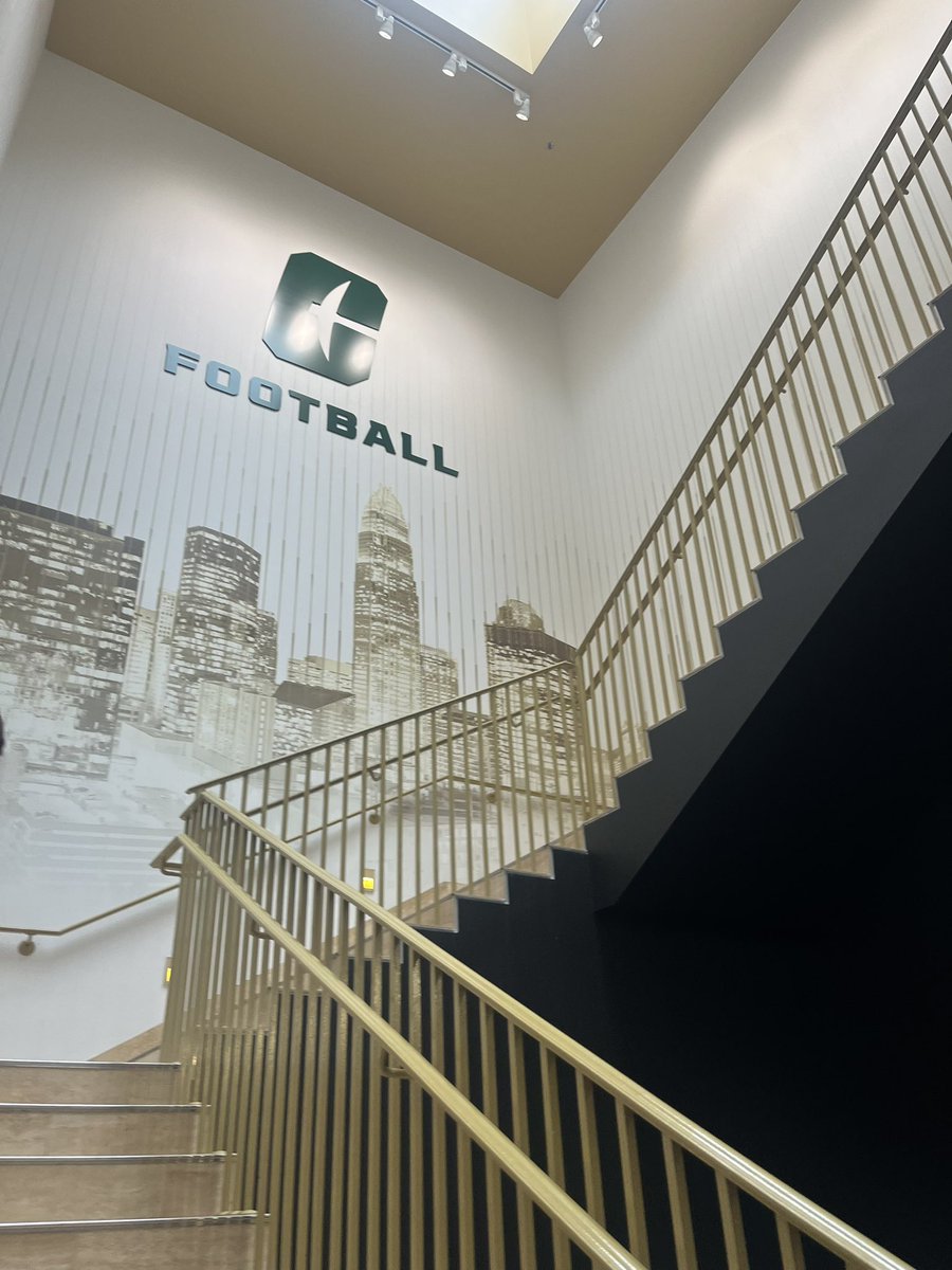 Really excited to be at unc charlotte today