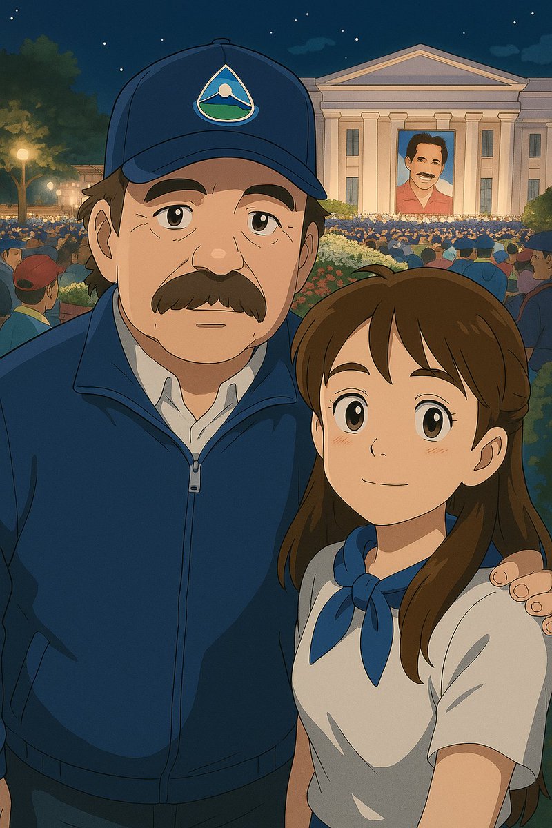 Fotón con el Comandante ❤️🖤

#IA #StudioGhibliArt #Nicaragua