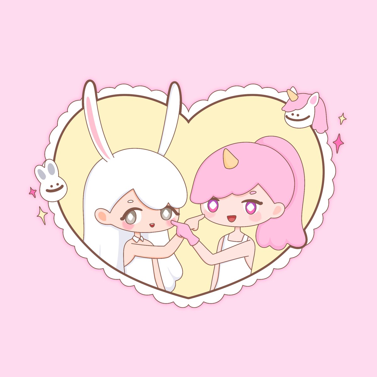 sendkika's tweet image. besties forever 😍💖