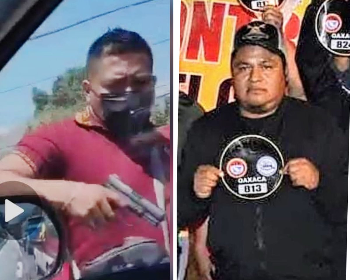 rioaxaca's tweet image. #Oaxaca #MafiaDelTransporte Como escolta de un líder de la todavía priísta Confederación de Trabajadores de México ( #CTM ), fue identificado el violento taxista foráneo de un sitio de Reyes Etla.

Usuarios de plataformas digitales señalaron que el conductor del taxi foráneo de