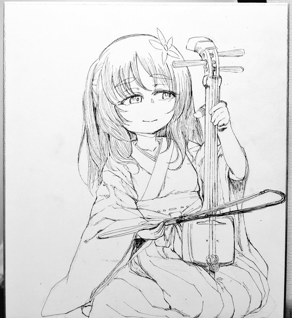 屋代ちゃん色紙wip 