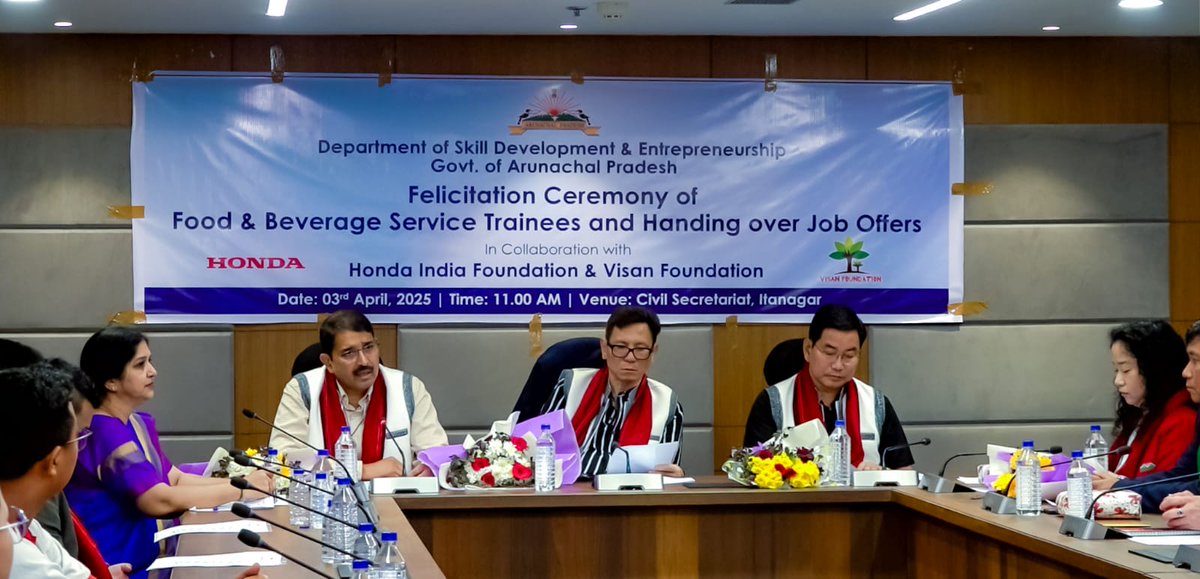 Skill & Entrepreneurship, Dept, Arunachal Pradesh tweet media