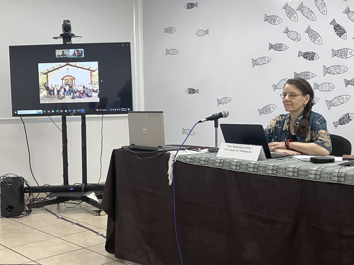 Segunda jornada del Primer Encuentro de Egresados COLMICH. Sebastián Herrera, Adriana Alas, Daniela Morales (participación virtual). Modera Dominique Raby. <a href="/el_colmich/">El Colegio de Michoacán</a>