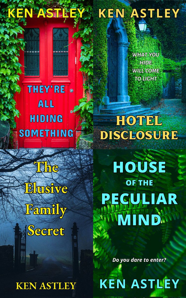 kenastley's tweet photo. Stand alone books. Free on #KindleUnlimited
https://t.co/K3OX67rUVj

THEY'RE ALL HIDING SOMETHING
https://t.co/2BXzJgJMu8

HOTEL DISCLOSURE
https://t.co/TGjZPmXWNj

THE ELUSIVE FAMILY SECRET
https://t.co/3w55rL0lez

HOUSE OF THE PECULIAR MIND
https://t.co/fywtIzZEjc

#booktwt https://t.co/LAx8FRUJTQ