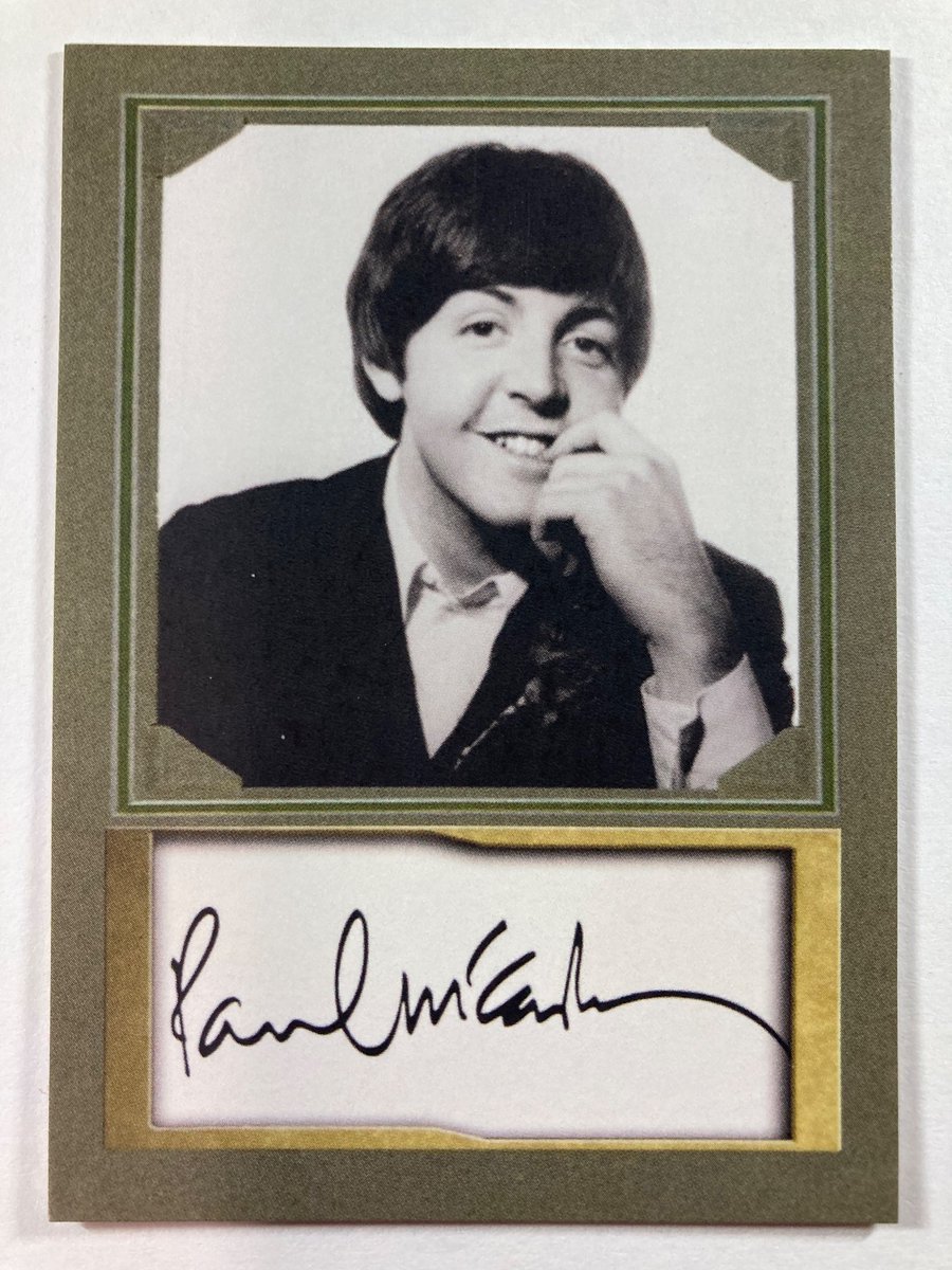 🎁Appreciation Day Giveaway🎁

Winner Announced Monday

🔥Paul McCartney Portrait &amp; Landscape Auto Facsimile #Beatles

To enter
1. Follow
2. Retweet
3. Like